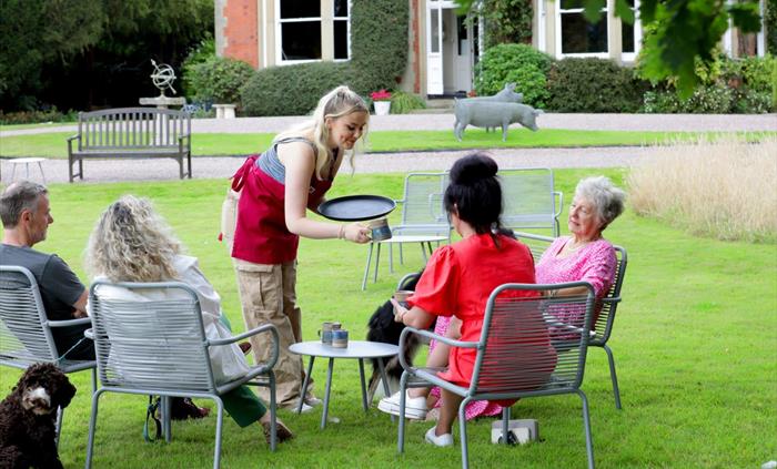Tea and Coffee on the Lawn